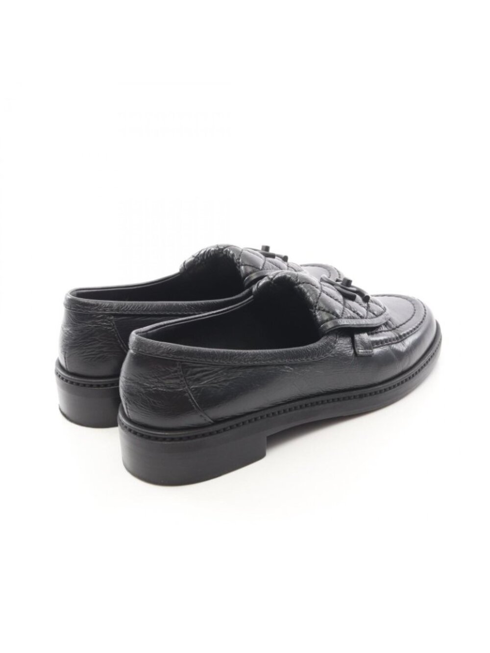 Chanel Loafers Quilted Turnlock Leather - Picture 2 of 10